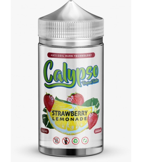 Strawberry Lemonade by Calypso, 200ML E Liquid, 70VG Vape, 0MG Juice