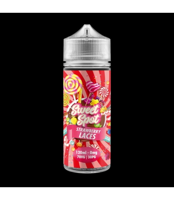 Strawberry Laces by Sweet Spot 0MG 100ML E-liquid. 70VG/30PG Vape Juice