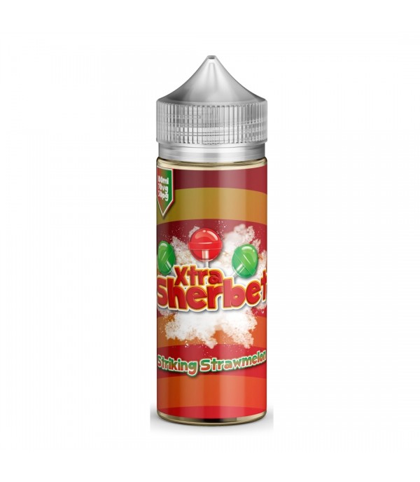 Striking Strawmelon XTRA Sherbet. 100ML E-liquid, 0MG vape, 70VG/30PG juice