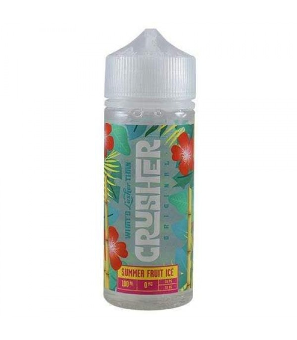 Summer Fruit Ice By Crusher 100ML E Liquid 70VG/30PG Vape 0MG Juice Short Fill