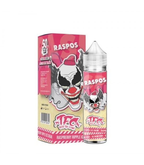 FOG CLOWN ICE CREAM SERIES – RASPOS RASPBERRY RIPPLE 50ML SHORTFILL E LIQUID 70VG VAPE