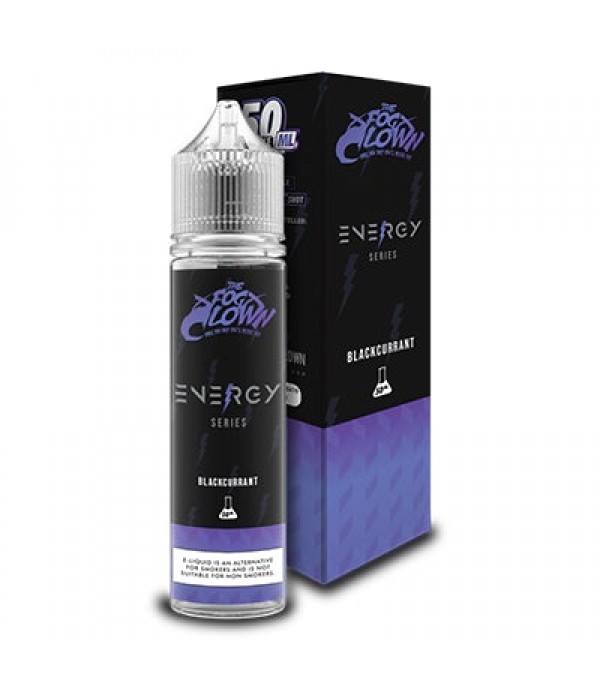 FOG CLOWN E-LIQUID – ENERGY SERIES BLACKCURRANT 50ML SHORTFILL E LIQUID 70VG VAPE