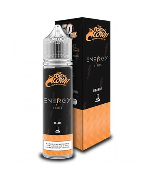 FOG CLOWN E-LIQUID – ENERGY SERIES ORANGE 50ML SHORTFILL E LIQUID 70VG VAPE