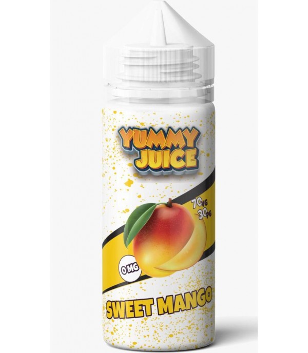 Sweet Mango by Yummy Juice 100ML E Liquid 70VG Vape 0MG Juice