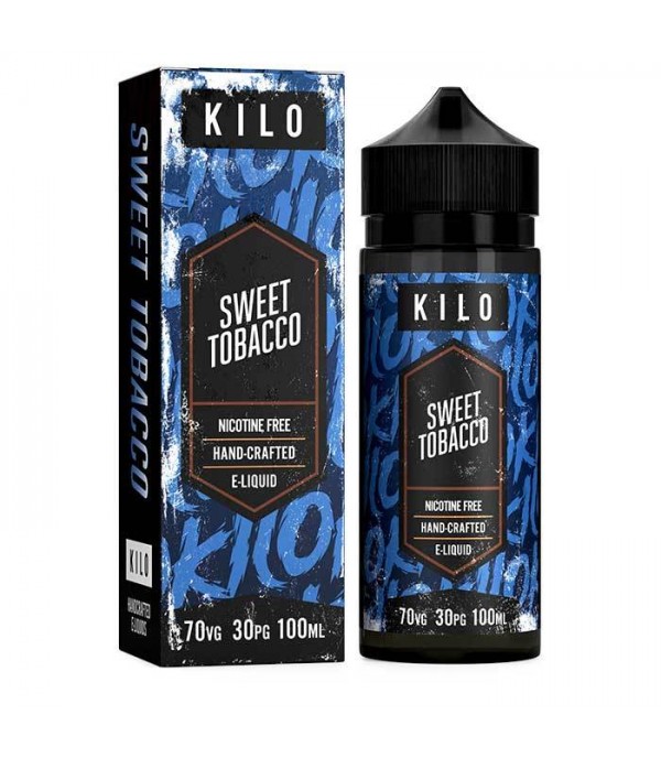 Sweet Tobacco Flavour by Kilo, 100ML E Liquid, 70VG Vape, 0MG Juice