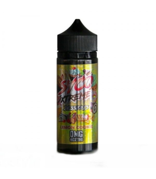 SYCO XTREME DESSERTS LEMON COOKIE 100ML SHORTFILL E LIQUID 80VG VAPE