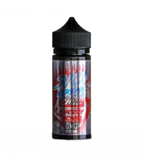 SYCO XTREME CHILL CHERRY BOMB 100ML SHORTFILL E LIQUID 80VG VAPE