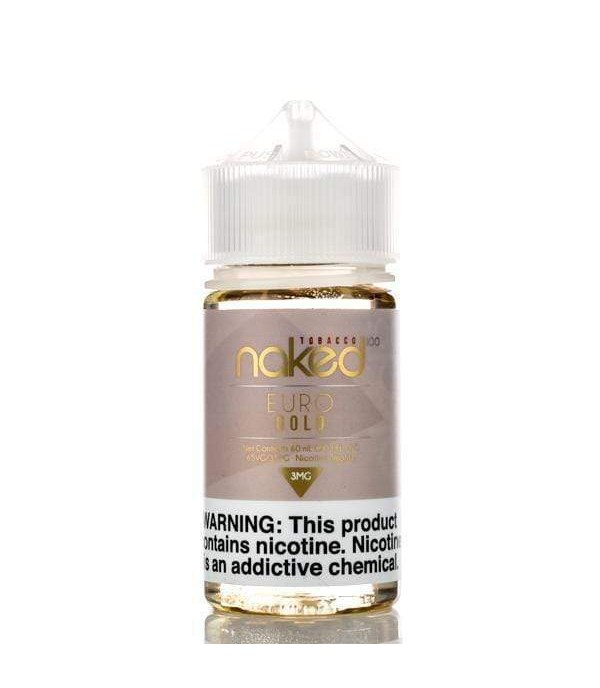 Euro Gold by Naked 100, 50ML E Liquid, 70VG Juice, 0MG Vape