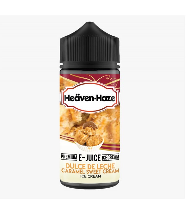 Dulce De Leche Caramel Sweet Cream Ice Cream By Heaven Haze 100ML E Liquid 70VG Vape 0MG Juice