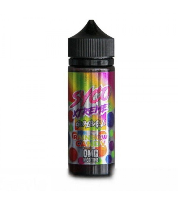 SYCO XTREME GUMBALL RAINBOW CANDY 100ML SHORTFILL E LIQUID 80VG VAPE