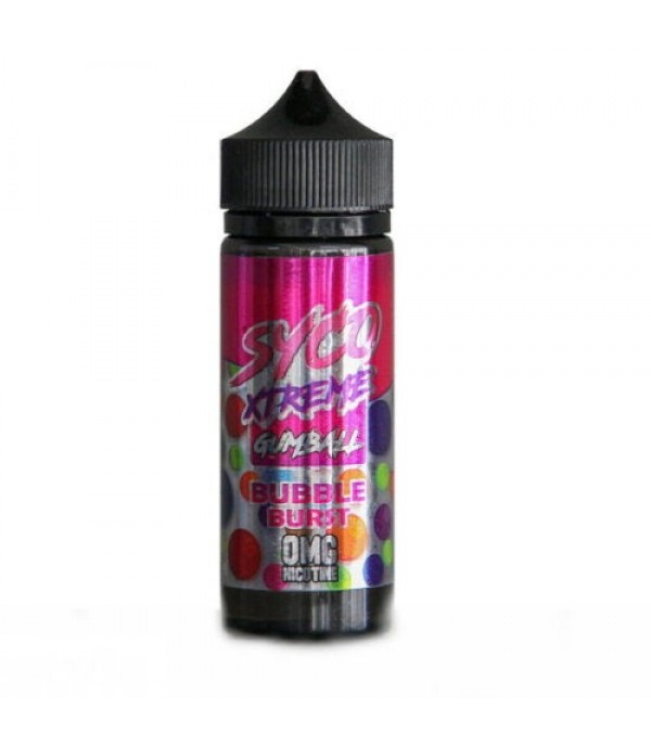 SYCO XTREME GUMBALL BUBBLE BURST 100ML SHORTFILL E LIQUID 80VG VAPE