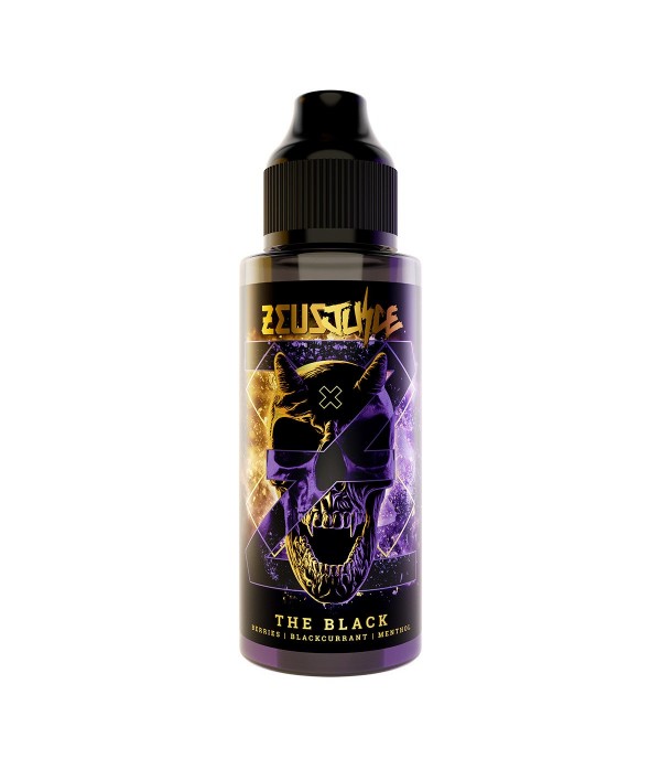 The Black By Zeus Juice 100ML E Liquid 70VG Vape 0MG Juice