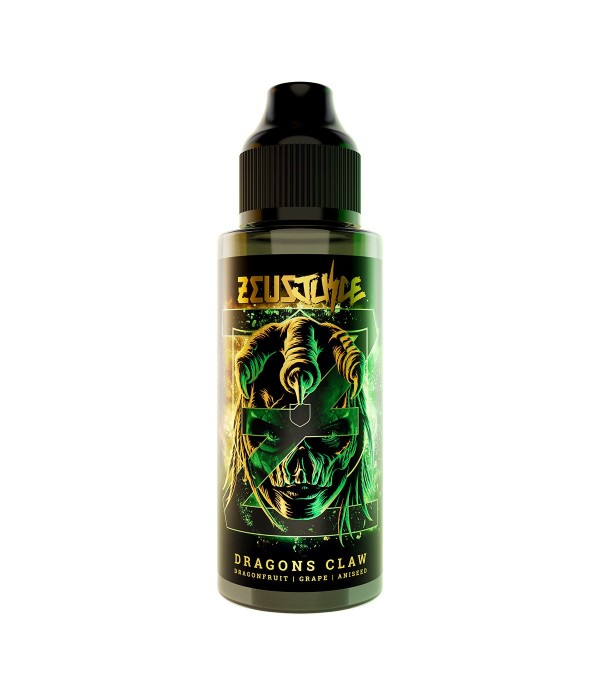 Dragons Claw By Zeus Juice 100ML E Liquid 70VG Vape 0MG Juice