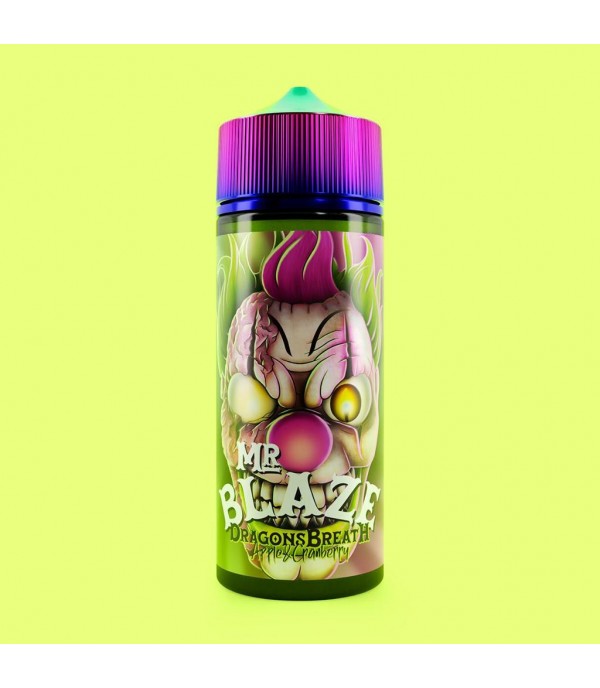 Dragons Breath By Mr Blaze 100ML E Liquid 70VG Vape 0MG Juice