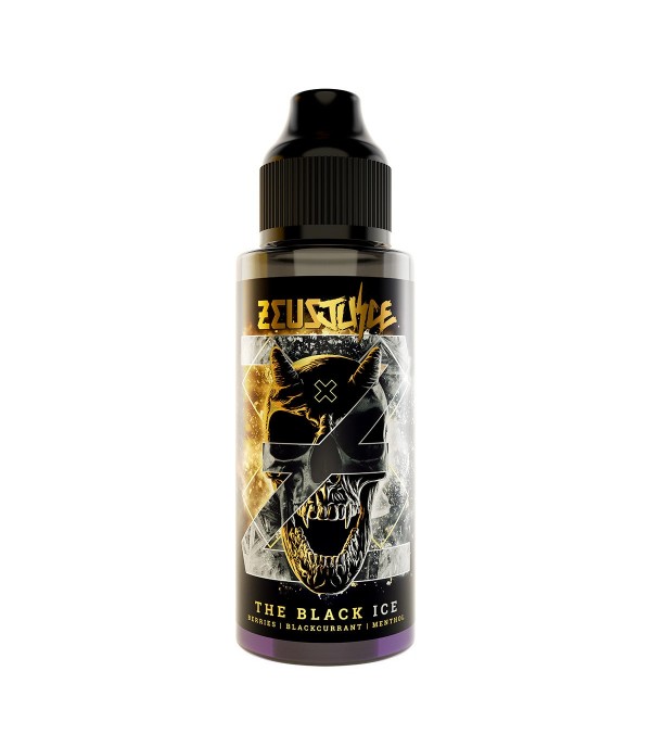 The Black Ice By Zeus Juice 100ML E Liquid 70VG Vape 0MG Juice