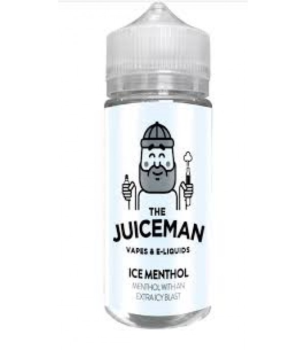 THE JUICEMAN ICE MENTHOL 100ML E Liquid Shortfill 50VG Vape Juice