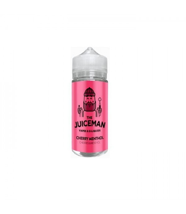 THE JUICEMAN CHERRY MENTHOL 100ML E Liquid Shortfill 50VG Vape Juice