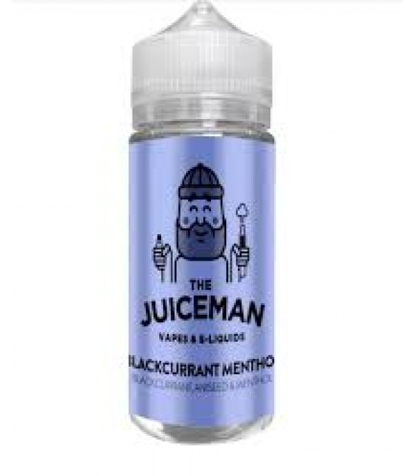 THE JUICEMAN BLACKCURRANT MENTHOL 100ML E Liquid Shortfill 50VG Vape Juice