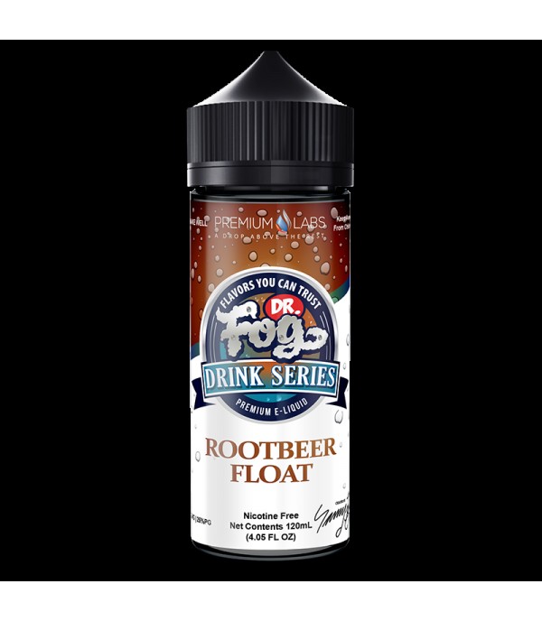 DR FOG ROOTBEER FLOAT DRINK SERIES 100ML SHORTFILL 75VG E LIQUID JUICE VAPE