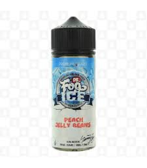 DR FOG PEACH JELLY BEANS ICE SERIES 100ML SHORTFILL 75VG E LIQUID JUICE VAPE