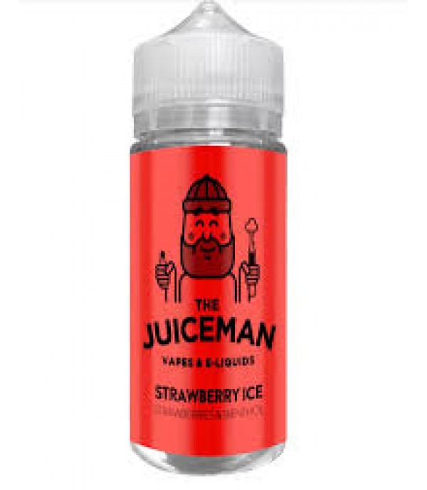 THE JUICEMAN STRAWBERRY ICE 100ML E Liquid Shortfill 50VG Vape Juice