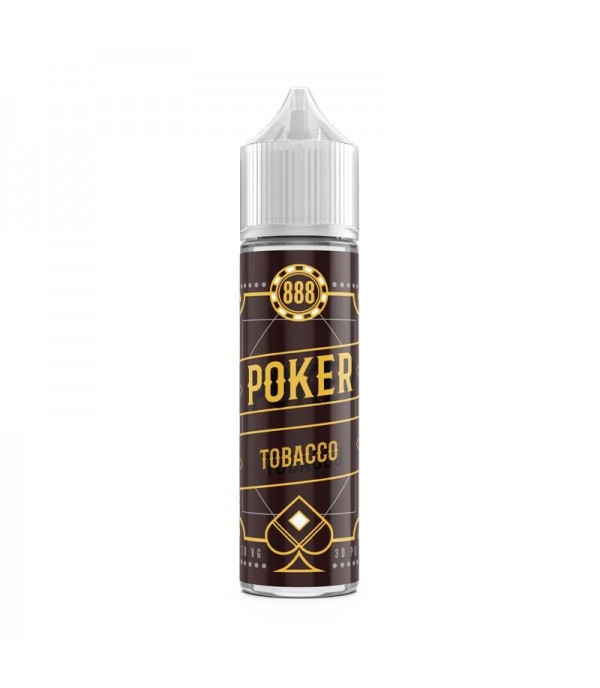 Tobacco By 888 Poker 50ML E Liquid 70VG Vape 0MG Juice