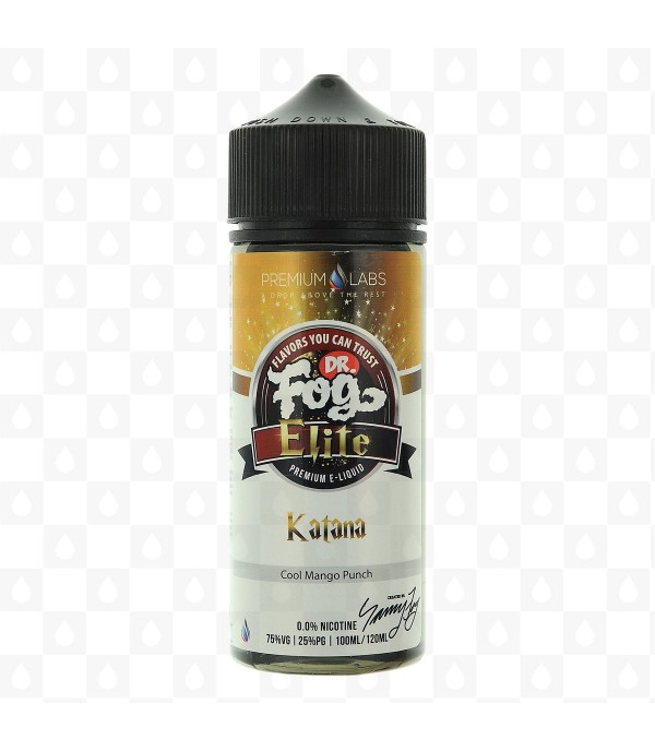 DR FOG KATANA ELITE 100ML SHORTFILL 75VG E LIQUID JUICE VAPE