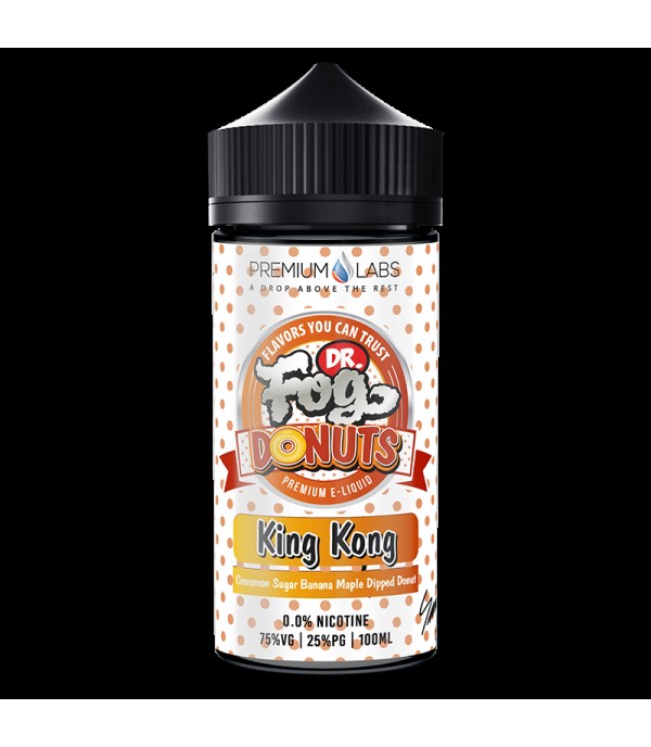 DR FOG DONUTS KING KONG 100ML SHORTFILL 75VG E LIQUID JUICE VAPE