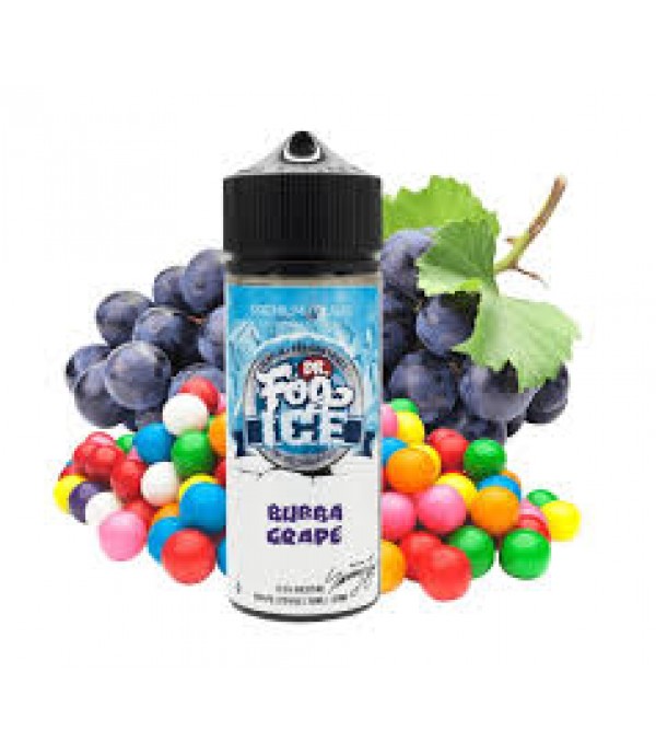 DR FOG BUBBA GRAPE ICE SERIES 100ML SHORTFILL 75VG E LIQUID JUICE VAPE