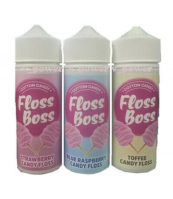 Toffee Candy Floss - Floss Boss By Kingston 100ML E Liquid 70VG Vape 0MG Juice