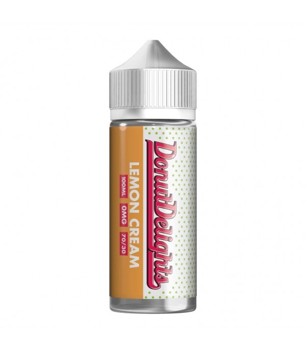 Donut Delights - Lemon Cream 100ML E Liquid 70VG Vape 0MG Juice