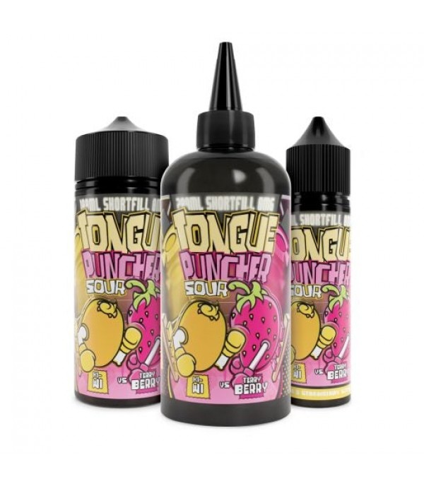 Tongue Puncher - Kiwi & Strawberry Sour By Joe's Juice | 50ML, 100ML, 200ML E Liquid | 70VG Vape | 0MG Juice