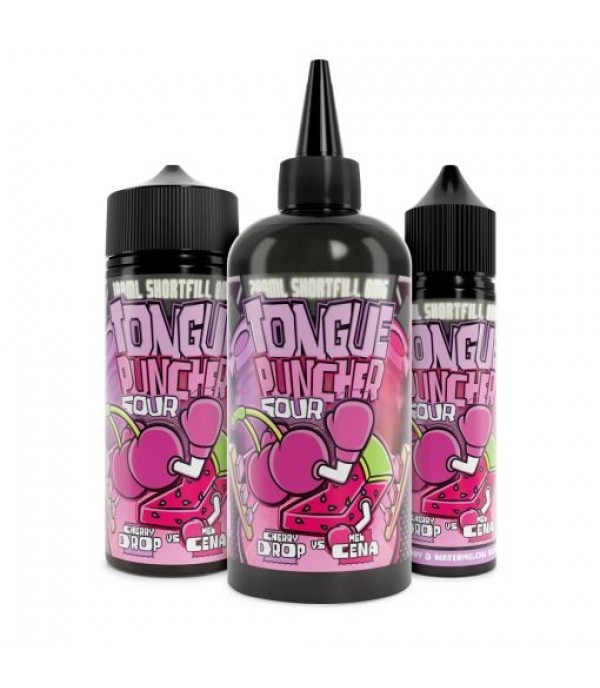 Tongue Puncher - Cherry & Watermelon Sour By Joe's Juice | 50ML, 100ML, 200ML E Liquid | 70VG Vape | 0MG Juice