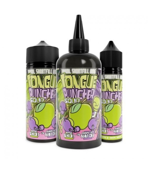 Tongue Puncher - Apple & Grape Sour By Joe's Juice | 50ML, 100ML, 200ML E Liquid | 70VG Vape | 0MG Juice