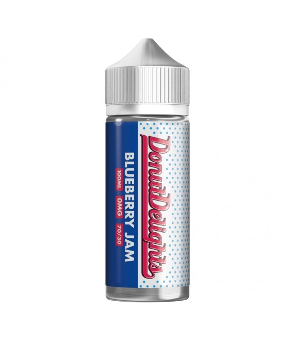 Donut Delights - Blueberry Jam 100ML E Liquid 70VG Vape 0MG Juice