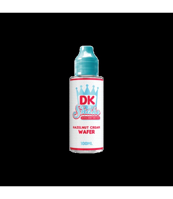 DK ' N' Shake - Hazelnut Cream Wafer by Donut King. 70VG/30PG E-liquid, 0MG Vape, 100ML Juice