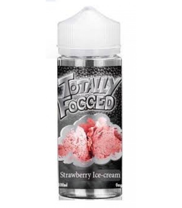 TOTALLY FOGGED Strawberry Ice Cream 100ML E LIQUID JUICE 70VG SHORTFILL VAPE