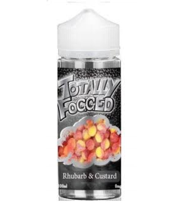 TOTALLY FOGGED RHUBARB CUSTARD 100ML E LIQUID JUICE 70VG SHORTFILL VAPE