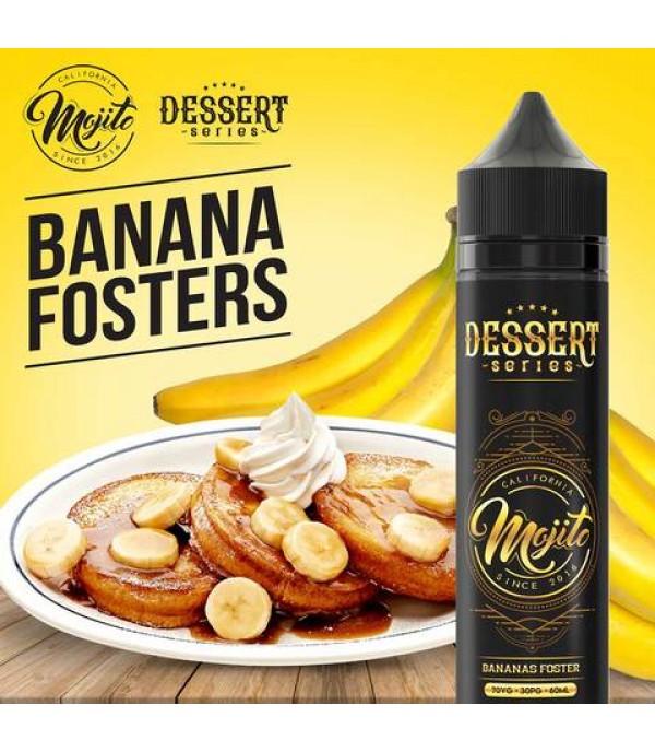 Dessert Bananas Foste by California 50ml E liquid 70vg 30pg Malaysia Vape Juice