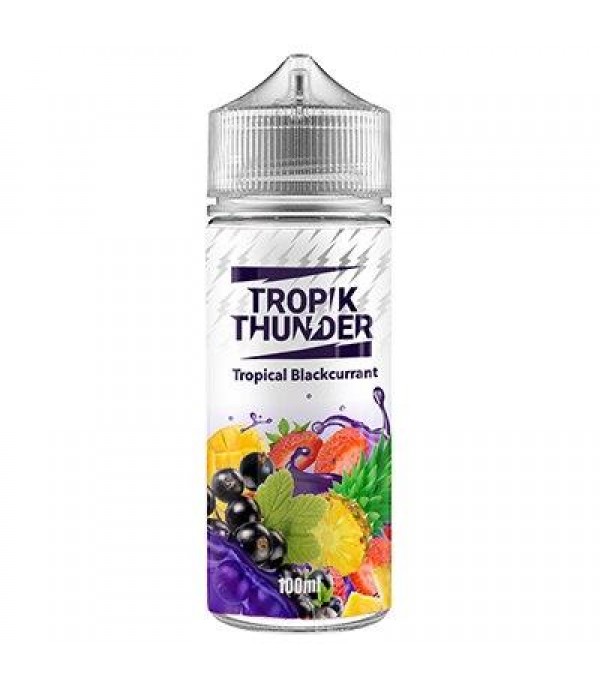 Tropical Blackcurrant E-Liquid by Tropik Thunder 100ml Shortfill 70VG Vape