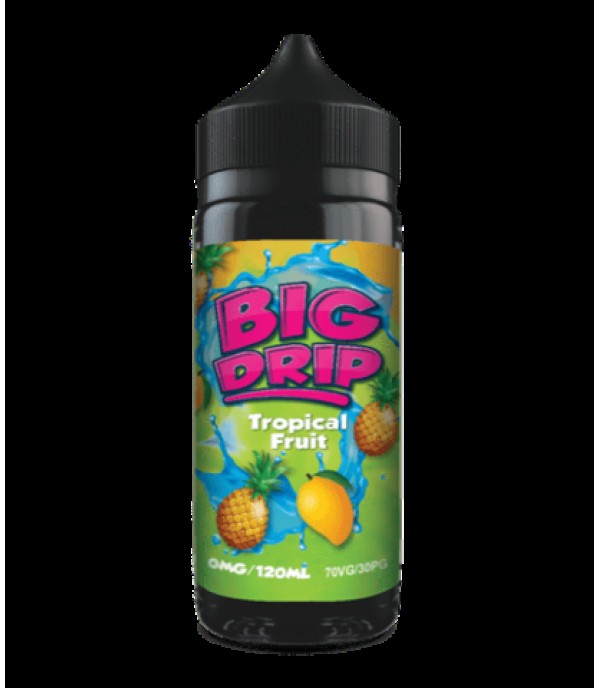 Tropical Fruit by Big Drip. 100ML E-liquid, 0MG Vape, 70VG Juice