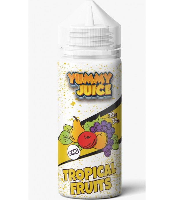 Tropical Fruits by Yummy Juice 100ML E Liquid 70VG Vape 0MG Juice