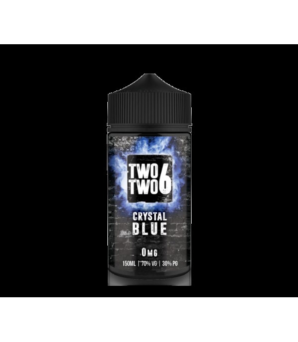 Crystal Blue by TWO TWO 6 (226) 150ML E Liquid 70VG Vape 0MG Juice