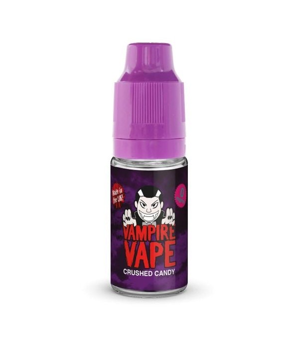 Crushed Candy By Vampire Vape 10ML E Liquid. All Strengths Of Nicotine Juice