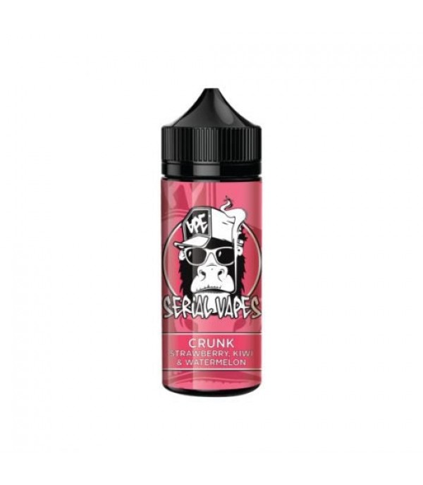 Crunk by Serial Vapes, 100ML E Liquid, 70VG Vape, 0MG Juice