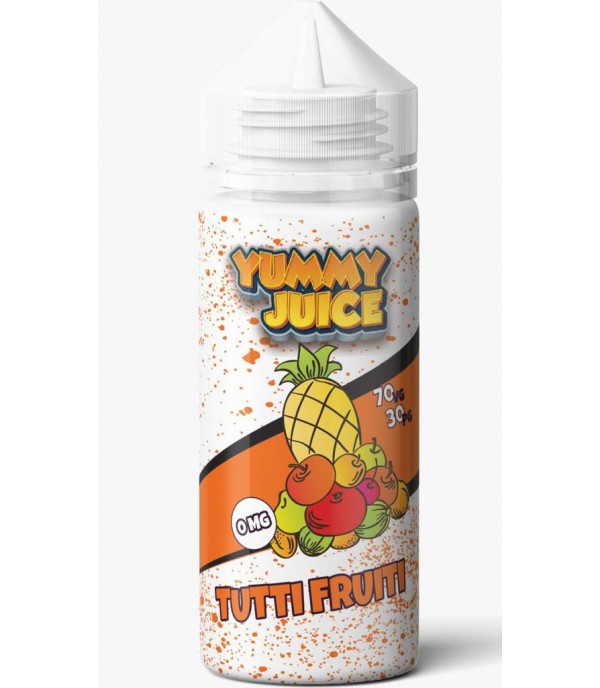 Tutti Fruiti by Yummy Juice 100ML E Liquid 70VG Vape 0MG Juice