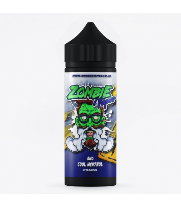 Cool Menthol By Zombie Vapes, 50ML E Liquid, 70VG Vape, 0MG Juice