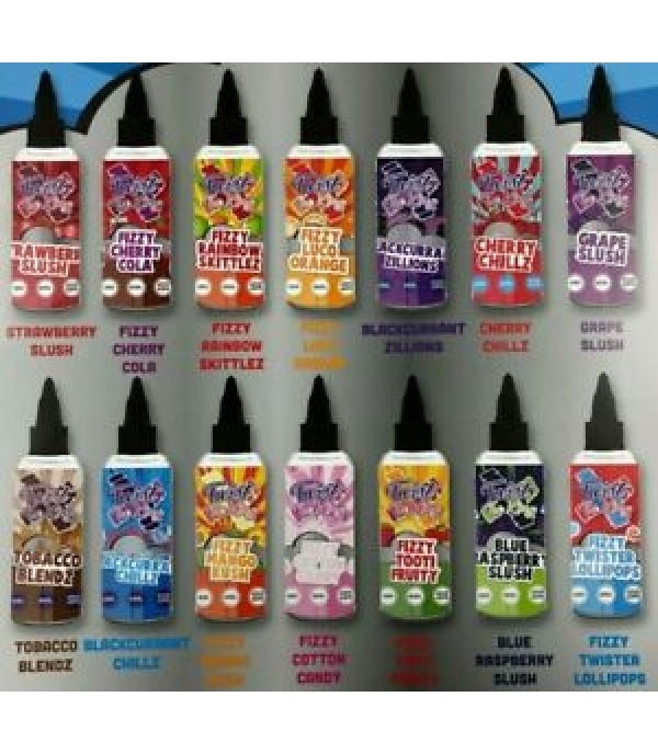 TWIST THE KING FIZZY TWISTER LOLLIPOP Shortfill 80ML E Liquid Juice 60VG Vape