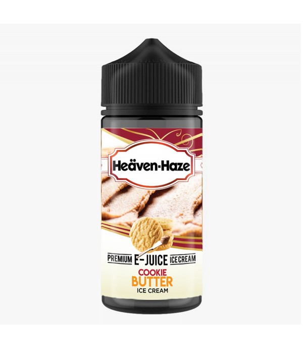 Cookie Butter Ice Cream By Heaven Haze 100ML E Liquid 70VG Vape 0MG Juice