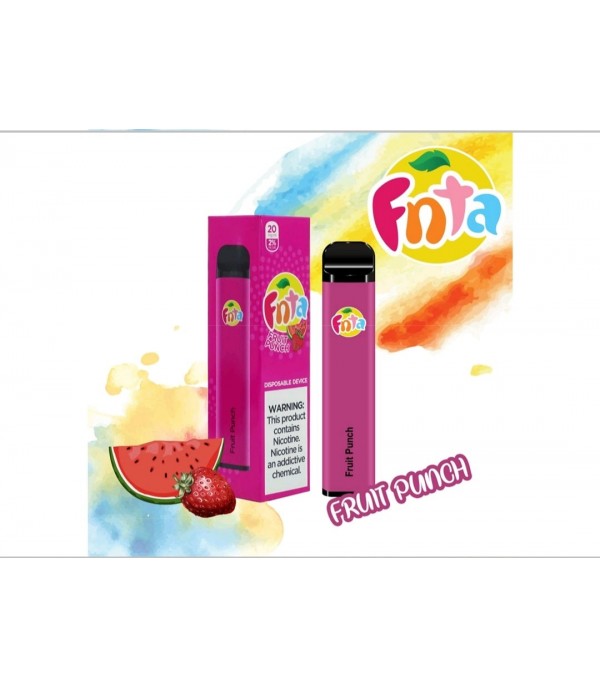 Fruit Punch By Fnta | Disposable Vape Pen Pod Device | 600 Puffs | 20MG/2% Nic Salt